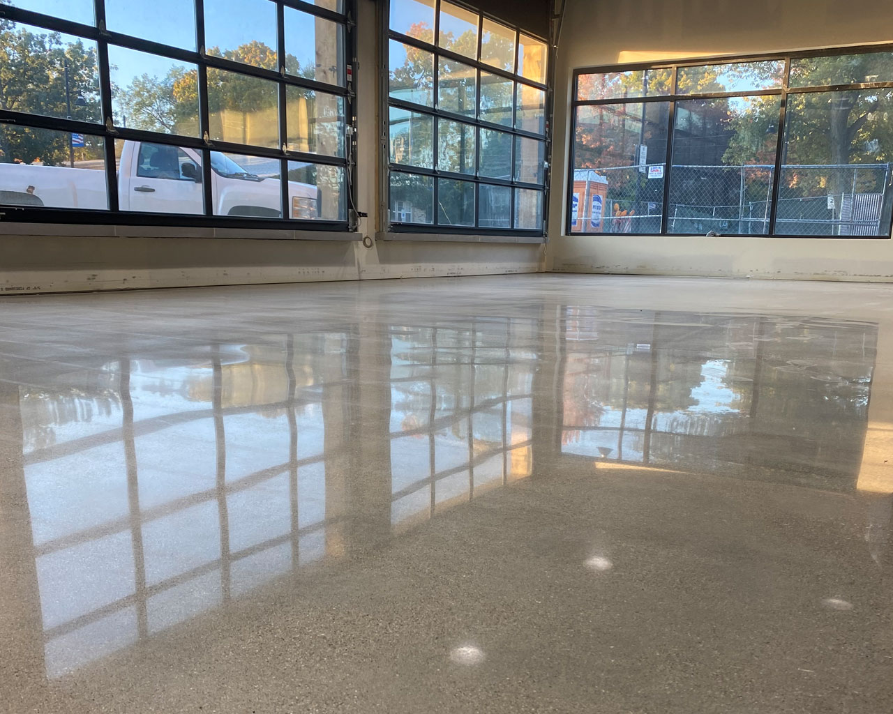 Commercial Location Polished Concrete Floors